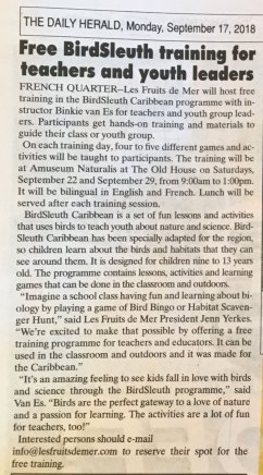 BirdSleuth-Announcement-Herald