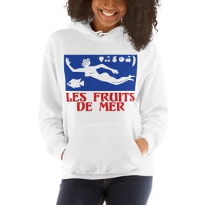 Fruits Hoodie - White or Gray with Red and Royal Logo